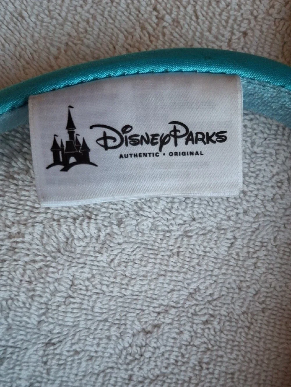 Disneyland Teal & White Polka Dot Minnie Mouse Ears Headband Pink Bow Flower